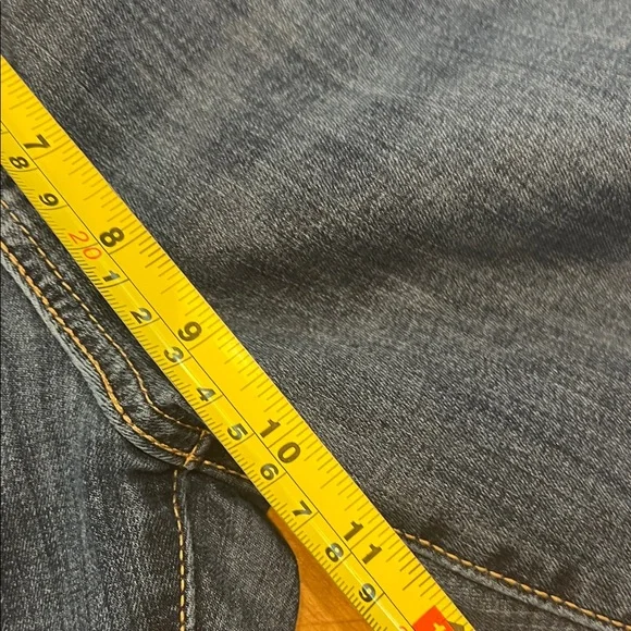 Denizen Levi’s Dark Blue Denim Stretch Jeans mid rise slim 10s 30x28 - Picture 6 of 8